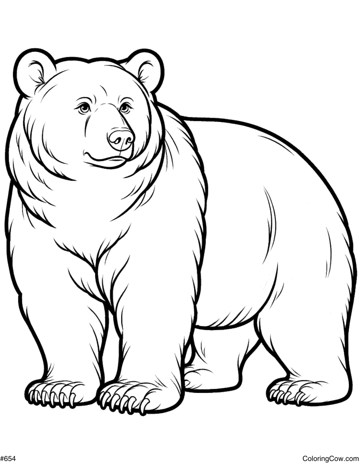 Polar Bear Coloring Page Polar Bear Coloring Page