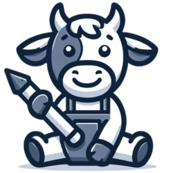 Coloring Cow logo