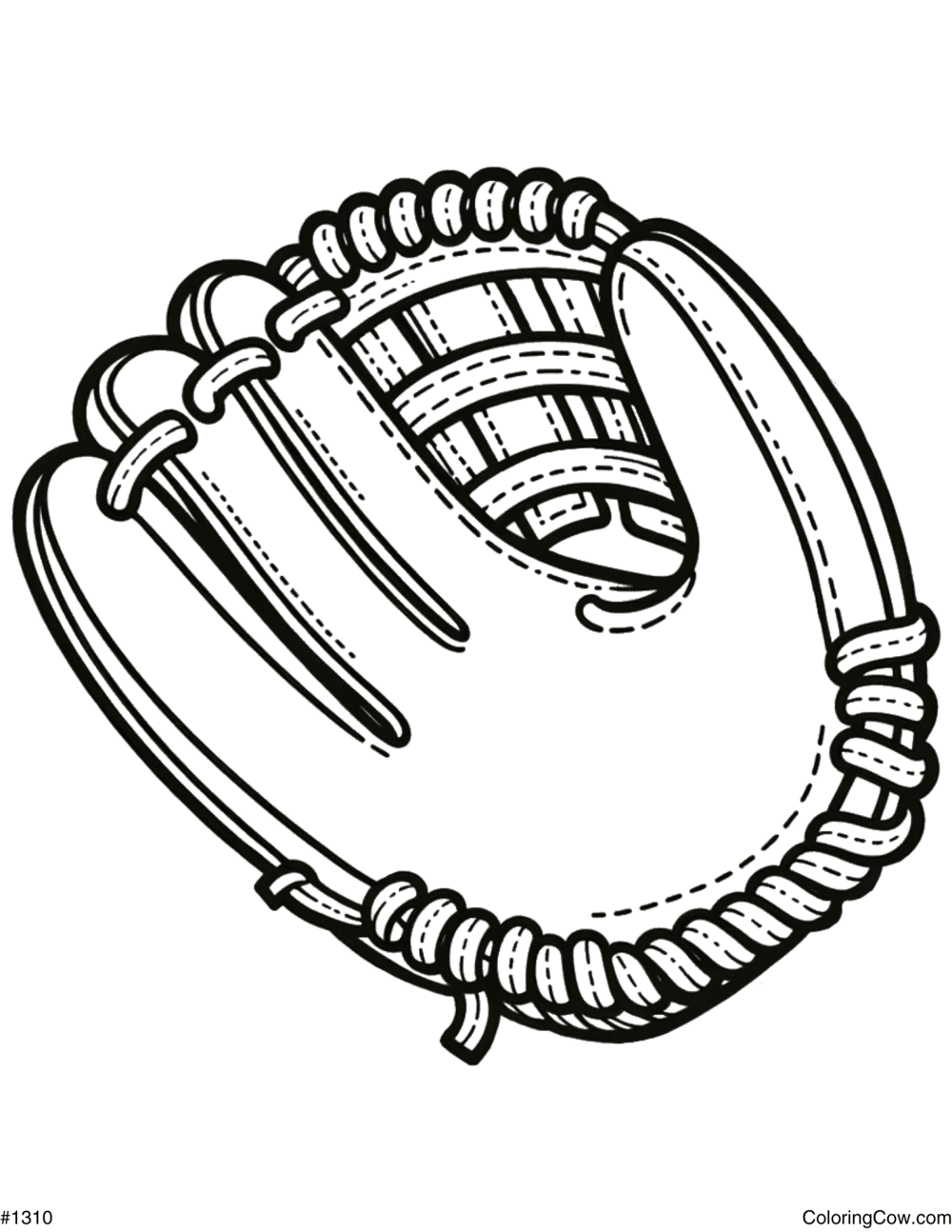 Baseball Player Coloring Page