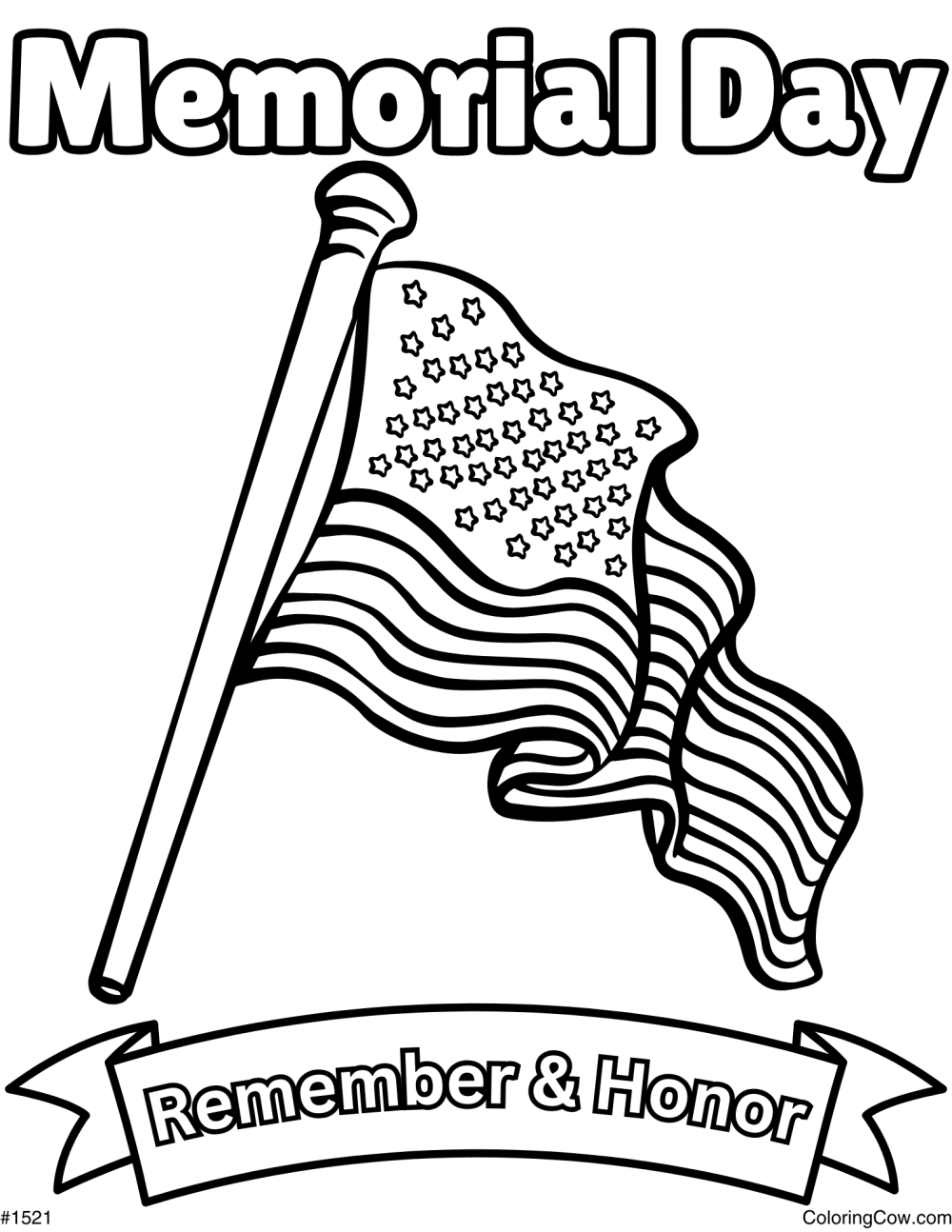 Honoring Heroes Memorial Day Printable Flag Lily Printable