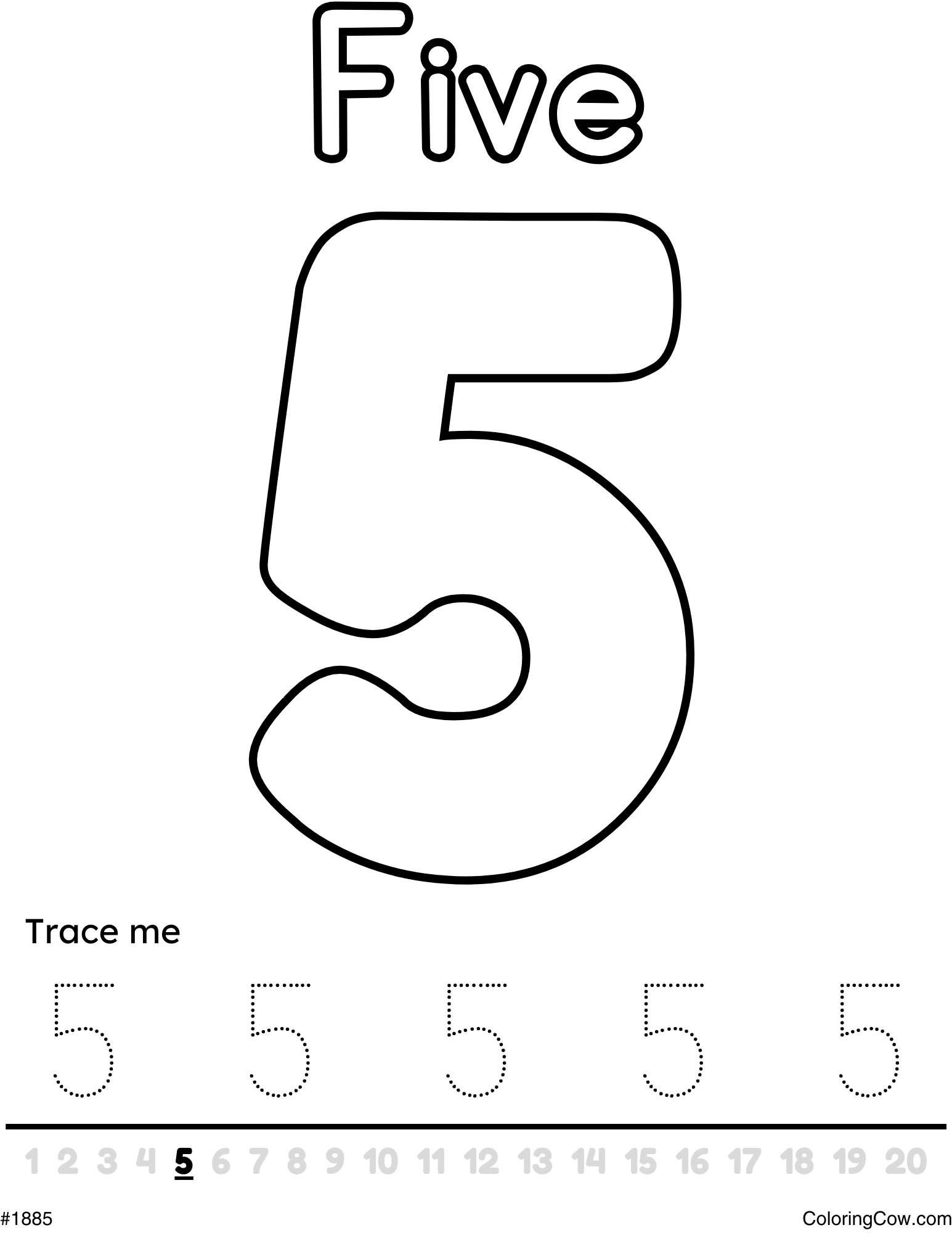 Download The Free Number 5 Coloring Page For Fun Creativity Download The Free Number 5 Coloring Page For Fun Creativity