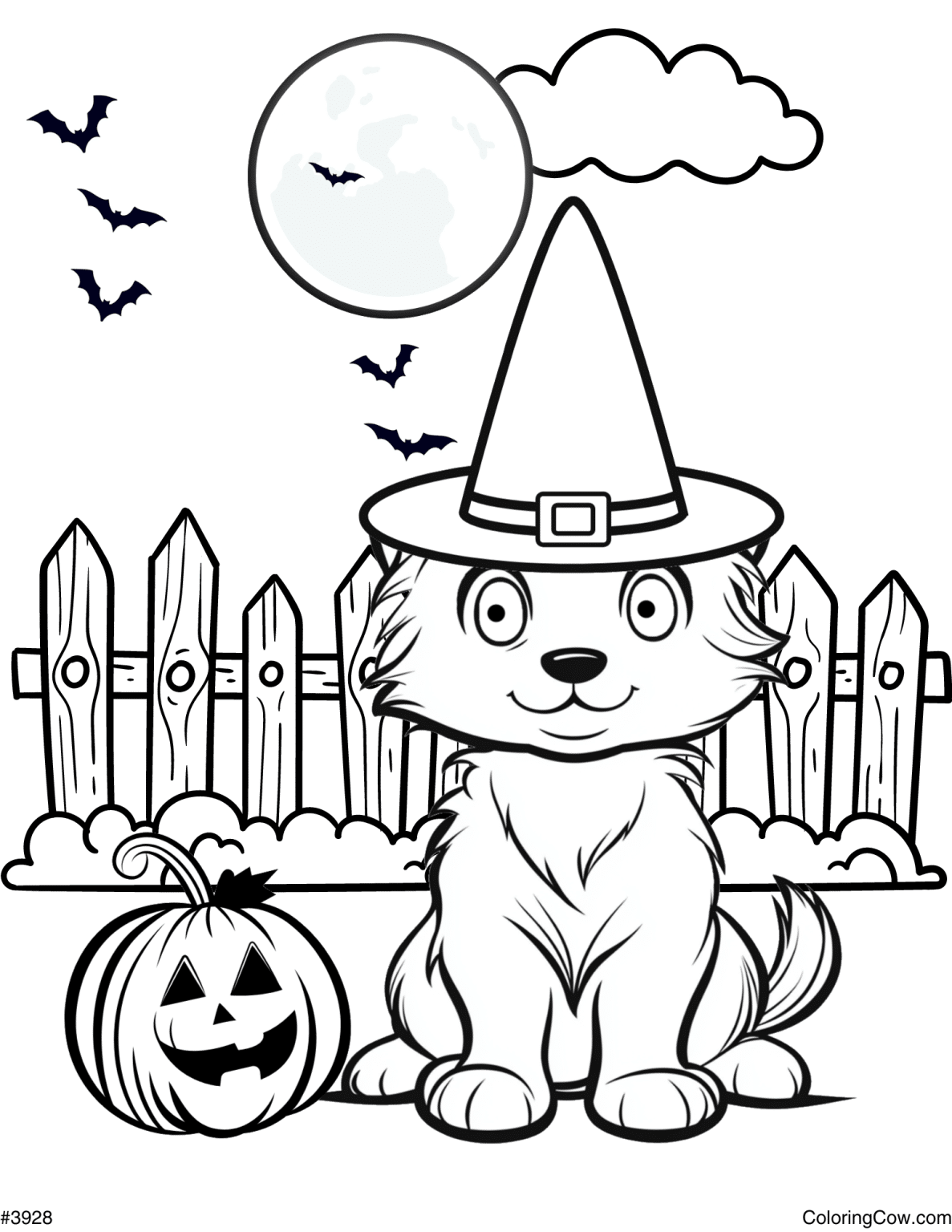 halloween-dog-coloring-page