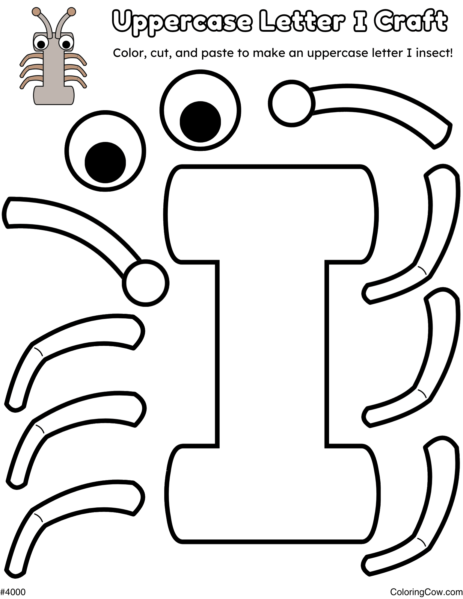 Letter I Crafts For Preschoolers Printable Letter I Crafts For Preschoolers Printable