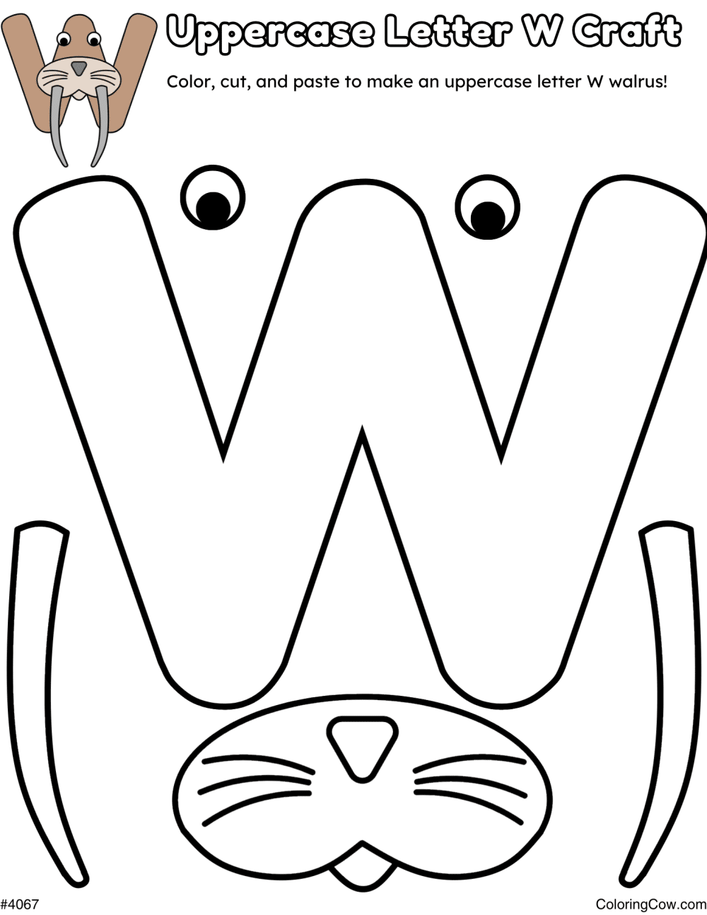 Letter N Coloring Page