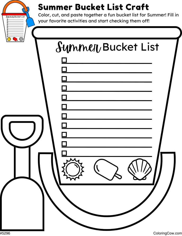 Summer Bucket List Craft