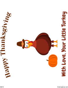 Thanksgiving Turkey Handprint Craft