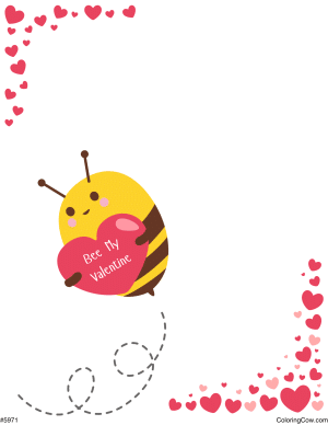 Bee My Valentine Handprint Craft